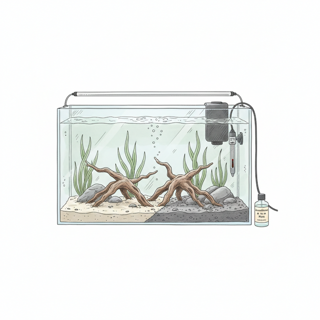 Montar el acuario completamente