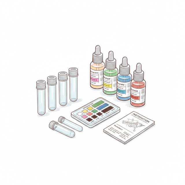 Kit de tests de agua